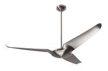 Modern Fan Co. IC3-BN-56-DK-NL-RC - IC/Air (3 Blade ) Fan; Bright Nickel Finish; 56" Dark Blades; No Light; Remote Control