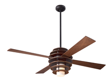 Modern Fan Co. SLA-MG-52-MP-LED-002 - Stella Fan; Mahogany/Dark Bronze Finish; 52" Maple Blades; 17W LED; Fan Speed and Light Control