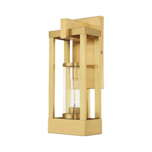 Livex Lighting 20992-12 - 1 Lt Satin Brass Outdoor Wall Lantern