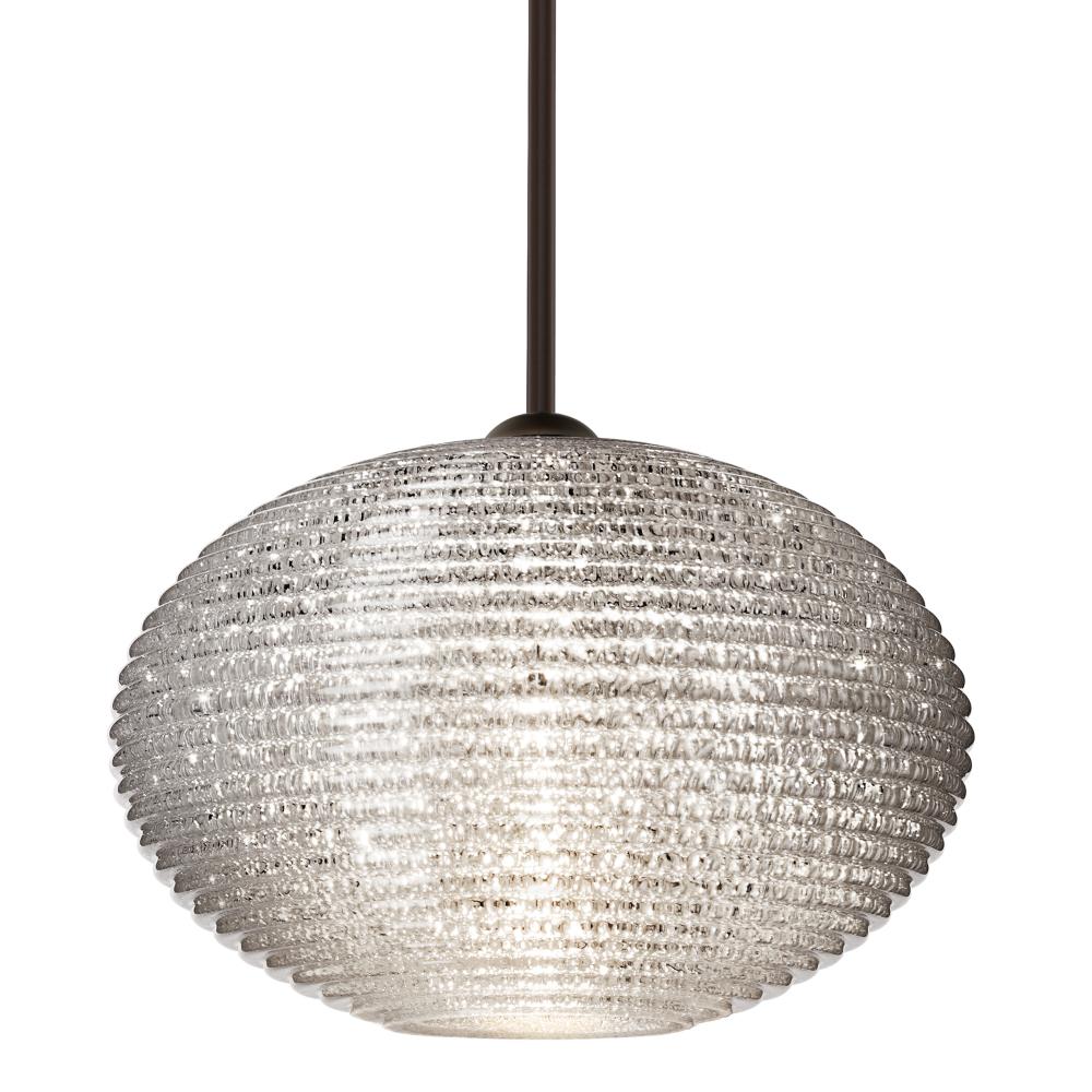Besa Pape 12 Pendant 1Kx Glitter Bronze 1x75W Medium Base, 15Ft. Cord