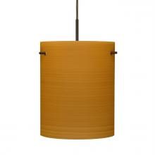 Besa Lighting 1JT-4006OK-BR - Besa Tamburo 8 Pendant, Oak, Bronze Finish, 1x100W MAX E26 Base