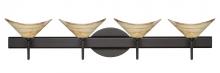 Besa Lighting 4SW-191383-BR - Besa Wall Hoppi Bronze Mocha 4x40W G9