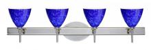 Besa Lighting 4SW-177986-CR - Besa Wall Mia Chrome Blue Cloud 4x40W G9