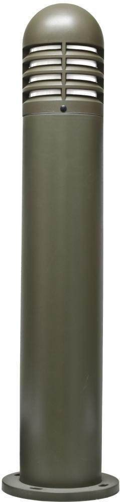 FIBERGLASS BOLLARD OPEN CAGE 70W MH 120V