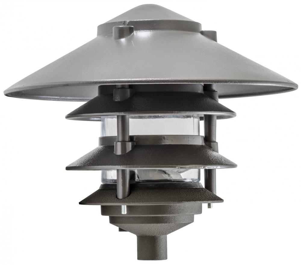 PAGODA FIX 4 TIER 10"TOP 3"BASE 6W FILAMENT LED 120V