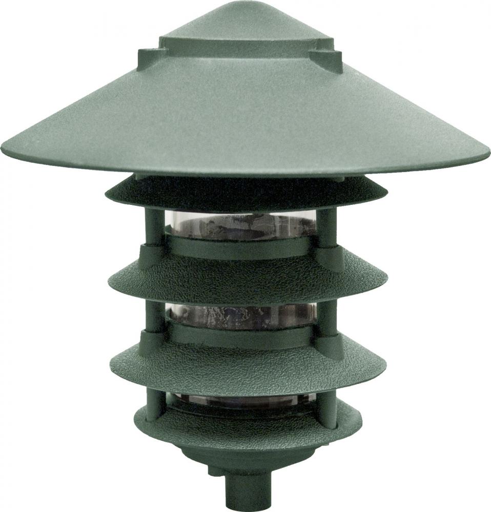 PAGODA FIX 5 TIER 10"TOP 3" BASE G24 2 PIN 12W 60 LEDS