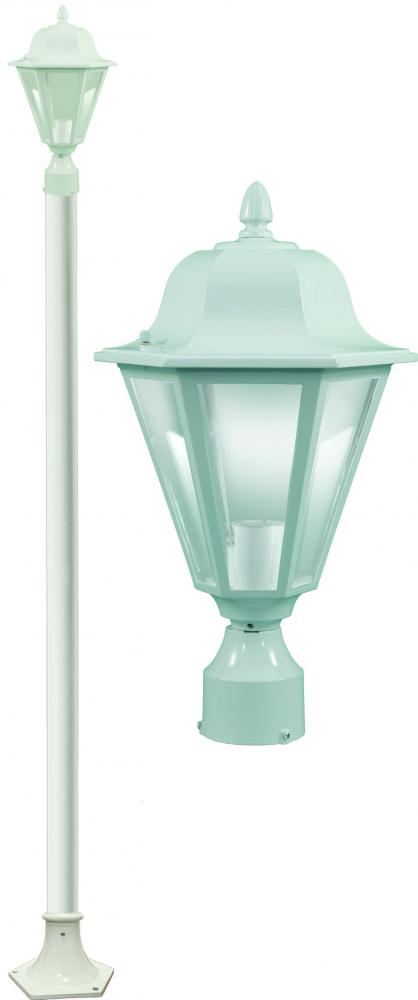 DANIELLA POST LIGHT FIX W/ CLEAR GLASS 13W DL-S13-GU24