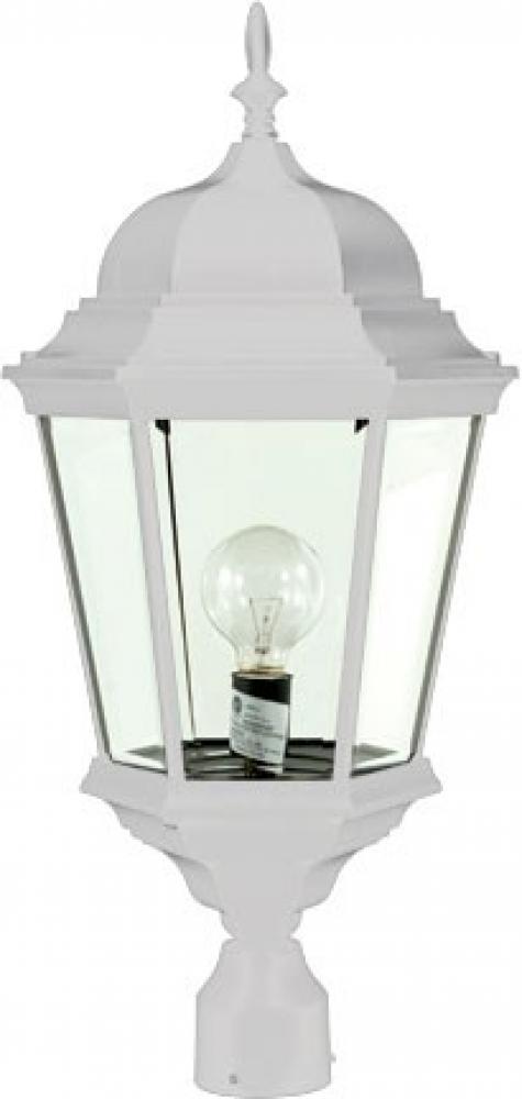POST TOP FIX W/CLEAR GLASS LED 30W 120V