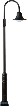 DROP LIGHT POST FIX INCAND 120V