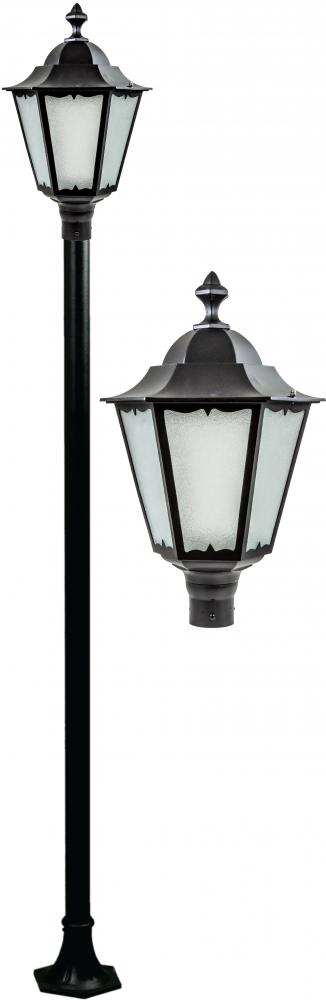 CAST ALUM LANTERN POST FIXTURE 50 WATT HPS 120V