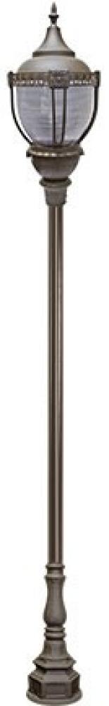 CAST ALUM DRK TOP DECO BASE ACORN FIX 75W LED 120V