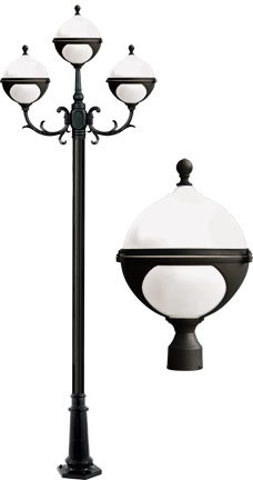 NATALIE POST THREE LIGHT FIX 3X9W LED G24 85-265V