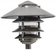 Dabmar D5400-LED6-BZ - PAGODA FIX 4 TIER 10"TOP 3"BASE 6W FILAMENT LED 120V