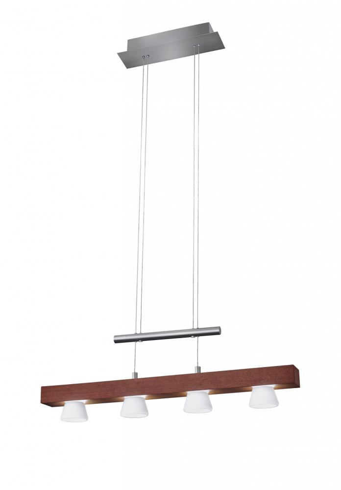 Burlington LED 4 Light Adjustable Pendant