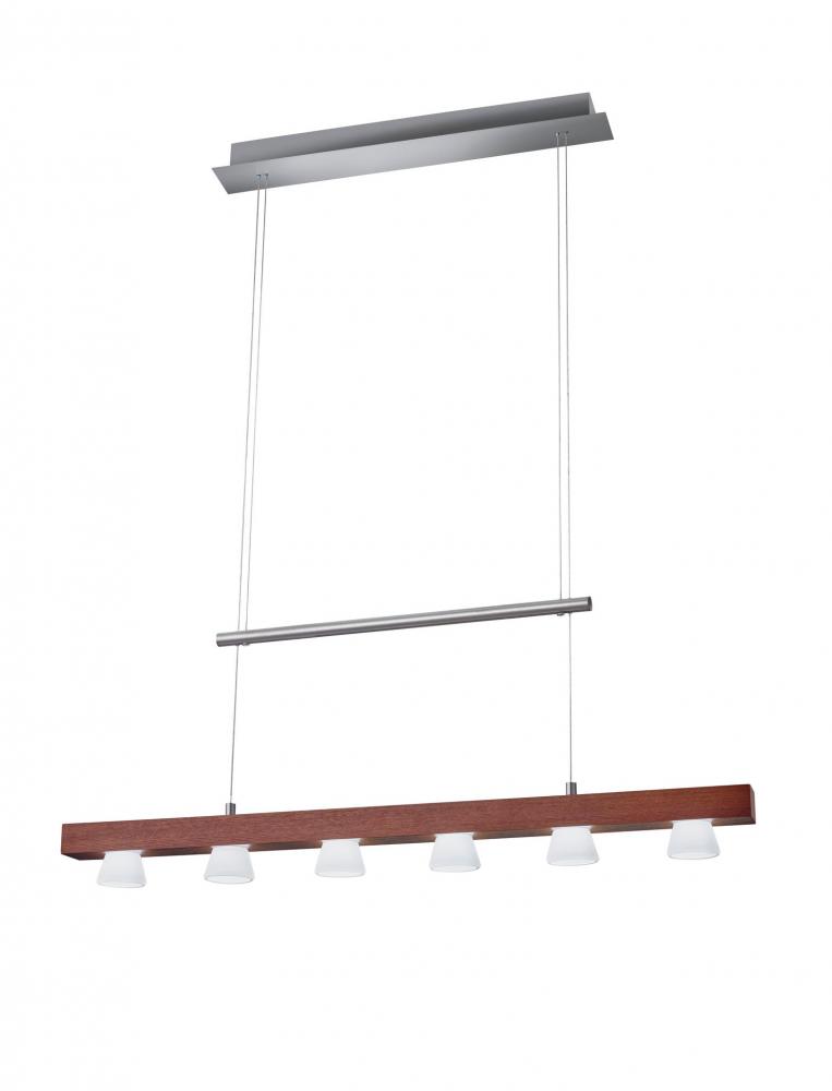 Burlington LED 6 Light Adjustable Pendant