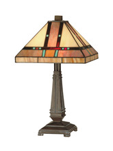 Dale Tiffany TT10090 - Hyde Park Tiffany Mission Tiffany Table Lamp