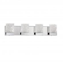 Kendal VF9804-2CH - ASTRON 4-Light-LED Chrome Vanity Light with Glass style #2