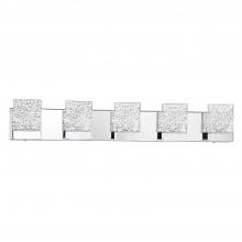 Kendal VF9805-1CH - ASTRON 5-Light-LED Chrome Vanity Light with Glass style #1