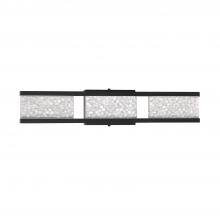 Kendal VF9903-2BLK - CALLAVIO 3-Light-LED Black Vanity Light with Glass style #2