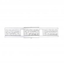 Kendal VF9903-2CH - CALLAVIO 3-Light-LED Chrome Vanity Light with Glass style #2