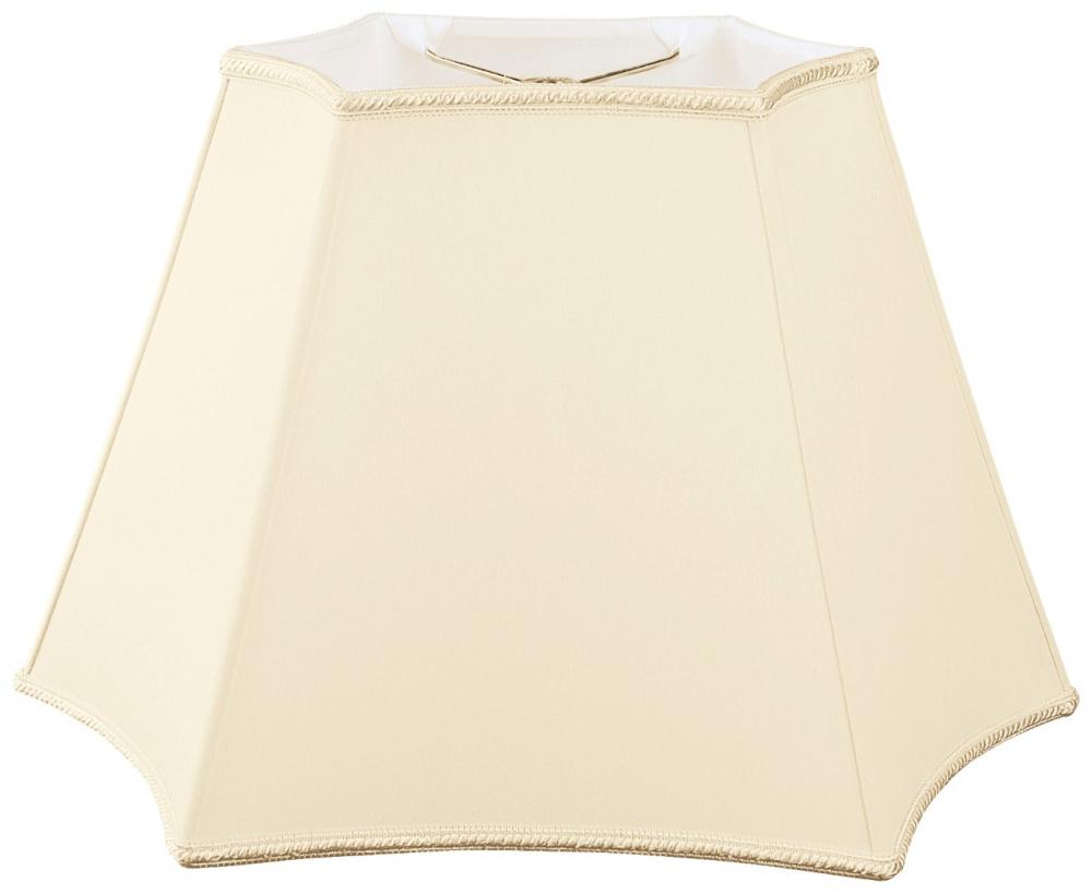6-Sided Designer Lampshade with Curved Bottom