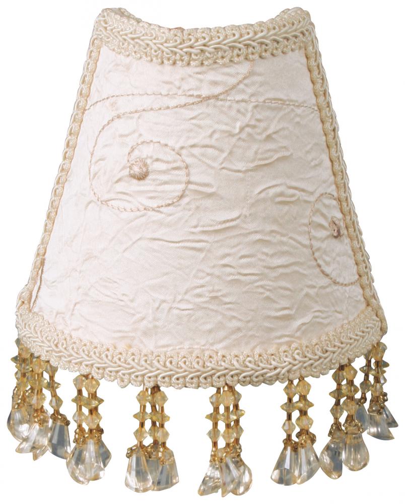 Beige Textured Designer Beaded Night Light