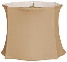 Royal Designs, Inc. BS-746-13WH - Scallop Top / Bottom Square