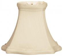 Royal Designs, Inc. CS-717BG - Decrative Trim Fancy Square Bell Chandelier Lampshade