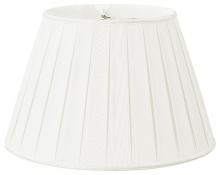 Royal Designs, Inc. DS-24-14WH - Pleated Designer Lampshade