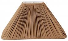 Royal Designs, Inc. DS-33-19BR - Pleated Square Designer Lampshade