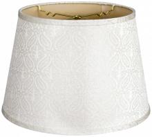 Royal Designs, Inc. HB-603-12OW - Shallow Drum Hardback Shade