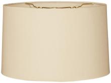 Royal Designs, Inc. HB-610-10BG - Shallow Drum Hardback Shade