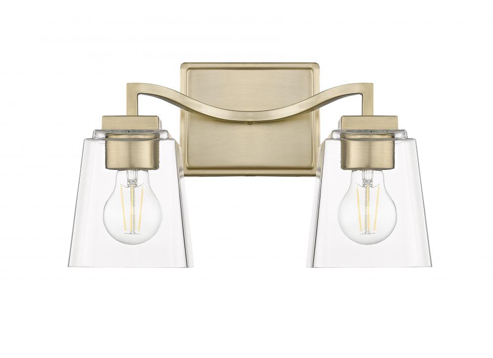 Avenna 14.5" Wide 2-Light Vanity - Brushed Nickel