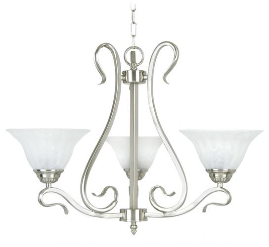 Nickel Up Chandelier