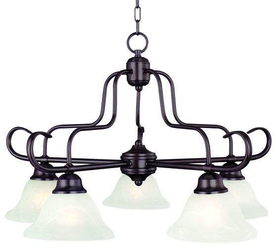 Bronze Down Chandelier