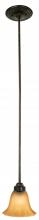 Yosemite Lighting 94851-1VB - Bronze Down Mini Pendant
